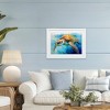 Stupell Industries Graceful Swimmer Tortoise Framed Print Under Glass Art - 3 of 4