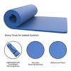 Leisure Sports Waterproof Foam Sleep Pad Camping Mat for Cots, Tents, and Sleeping Bags with Carrying Handle - Blue - 3 of 4