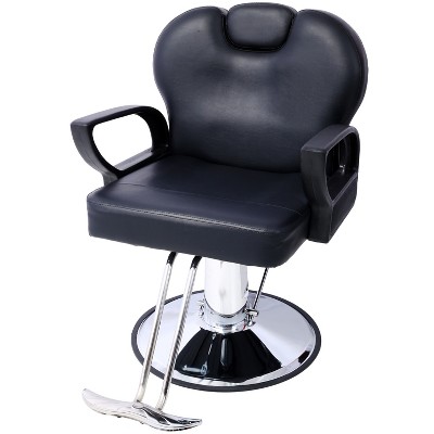 DOMETOUR All Purpose Heavy Duty Hydraulic Barber Chair for Salon, Reclining Extra Wide Seat, Spa Furniture Beauty Hair Salon Equipment