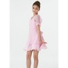 2Bunnies Girls Tween Teen Tiered Layered Ruffle Textured Pleated Mini Dress - 4 of 4