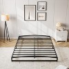 Bed Frame, Heavy Duty Metal Platform Low Bed Frame California King, No Box Spring Needed, Noise Free, Easy Assembly - 2 of 4