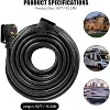 30 Amp 100FT Rv Extension Cord Rated for 110/220V,Tt-30P/Tt-30R with Led,Extension Cord Waterproof Etl STW 10AWG/3C - 2 of 4