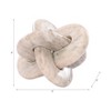 Decorative Object Marble Knot Sculpture for Home Decor - Stylish Figurine and Statues Inspired Living Room Decorations - 3 of 4