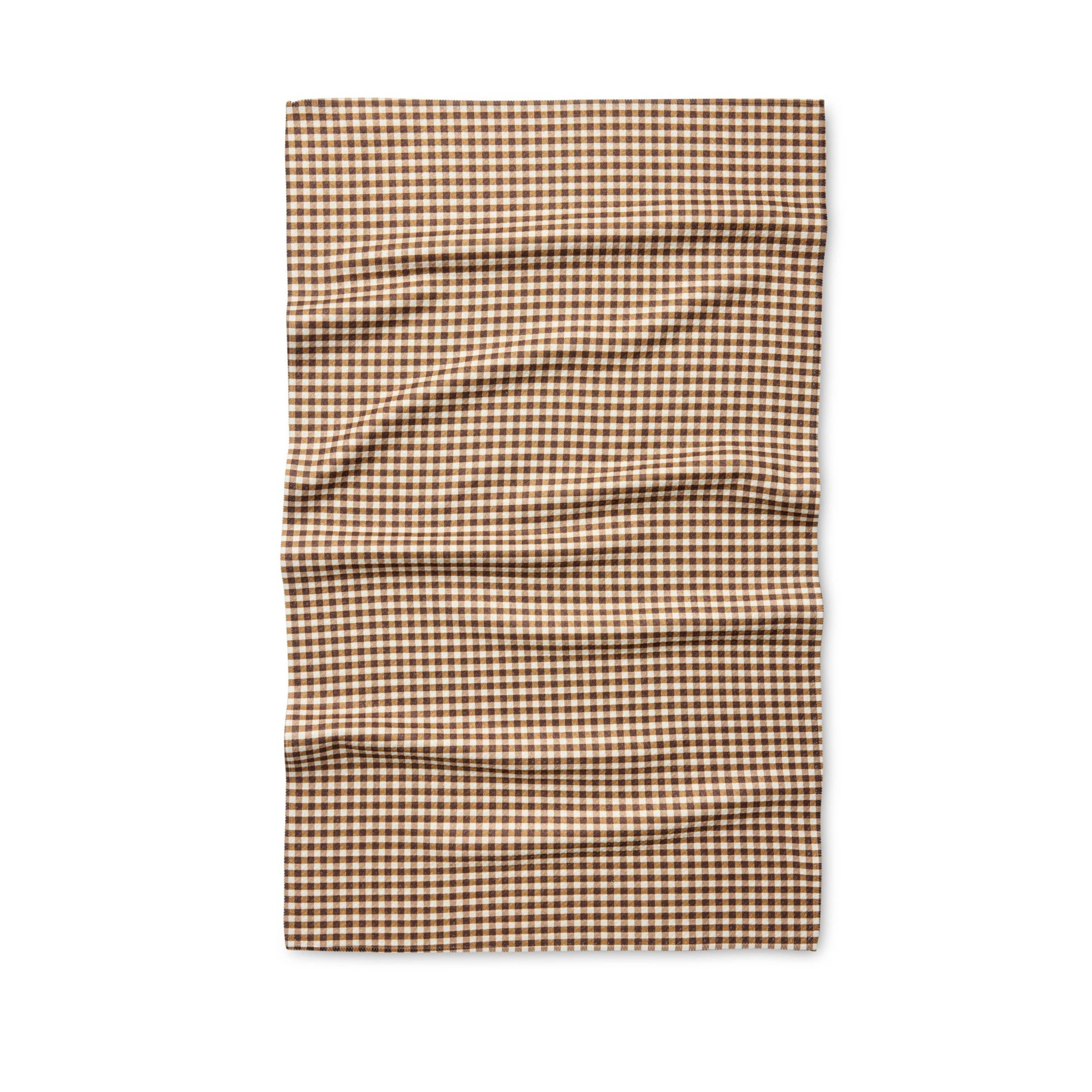 Geometry Kitchen Tea Towel Brown Sugar