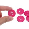 Unique Bargains Resin Craft DIY Round Flat 4-Hole Replacement Sewing Buttons 10 Pcs - 4 of 4