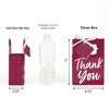 Big Dot of Happiness Burgundy Elegantly Simple - Guest Party Favor Boxes - Set of 12 - 2 of 4