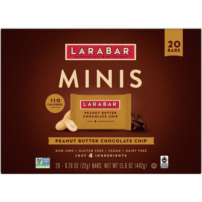 Larabar Mini&#39;s Peanut Butter Chocolate Chip - 15.6oz, 1 of 15