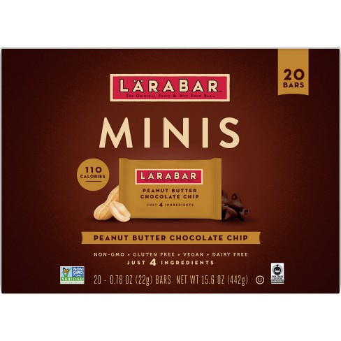 Larabar Mini's Peanut Butter Chocolate Chip - 15.6oz : Target