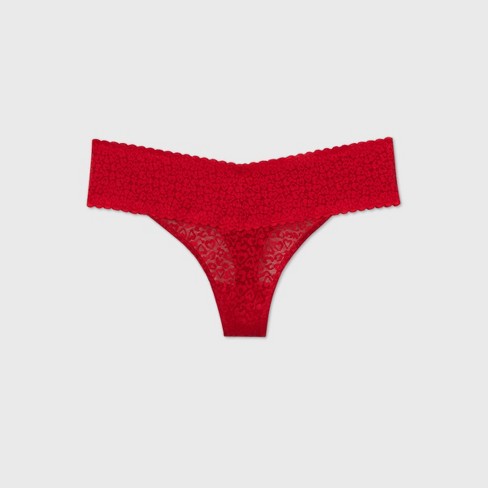 Women's Plus Size Over Thong - Auden™ Red : Target
