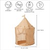 3 Sprouts Kids Recycled Fabric Play Tent - Terrazzo Clay - 3 of 4