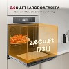 GASLAND 24" 2.6 Cu.ft Built-in Convection Single Wall Electric Oven with Rotisserie, Stainless Steel,  ES611TS - 2 of 4