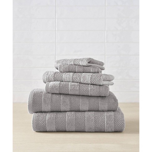 6pc Organic Cotton Bath Towel Set Tan : Target