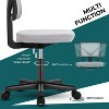 NicBex Adjustable Height  Mesh Home Office Chair,Desk Chair with Lumbar Support and Universal Wheels for Work Study - 4 of 4