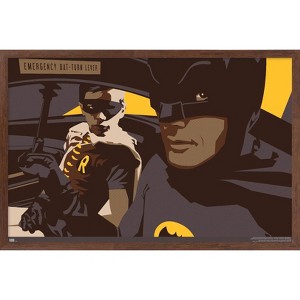 Trends International DC Comics - Batman and Robin by Russell Walks Framed Wall Poster Prints - 1 of 4