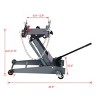 Syemin Lift Jacks Hydraulic Transmission Service Jack, Flloor Jack 1/2ton Capacity 1000lb, Heavy Duty Quick Lift, Gray, 22.2"*10.6"*14.2" - 3 of 4