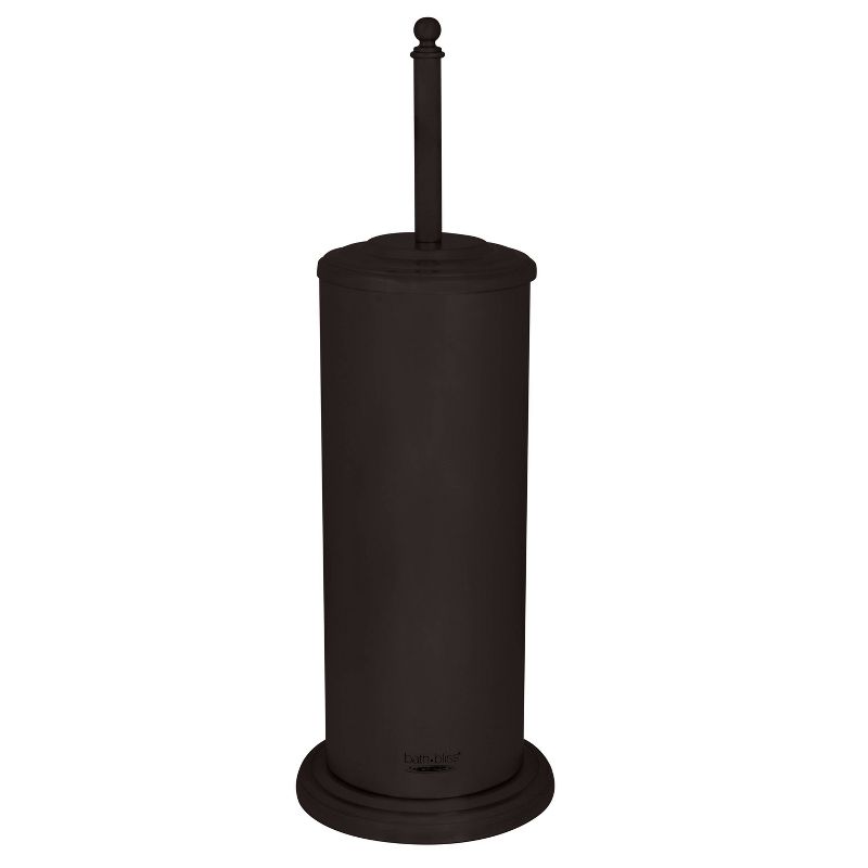Rustic Toilet Plunger with Decorated Rim Brown - Bath Bliss, 3 of 7