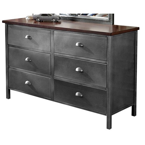 Urban Quarters Dresser Black Steel Hillsdale Furniture Target