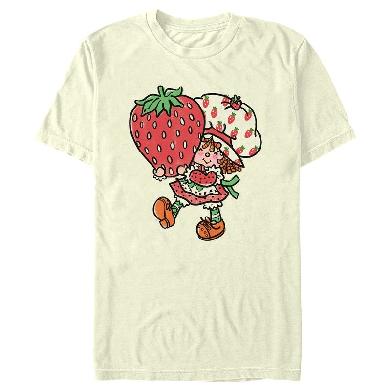 Men's Strawberry Shortcake Cartoon Cute Berry T-Shirt, 1 of 5