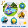 Racxily 10 in1 Inflatable Slide Water Park Bouncing House Garden with Splash Pool & Water Blaster & Basketball & Climbing Wall & Dual Pools & Soccer - 4 of 4