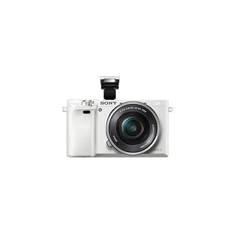 Sony Alpha a6000 Mirrorless Digital Camera - White with 16-50mm Lens, 3 of 5