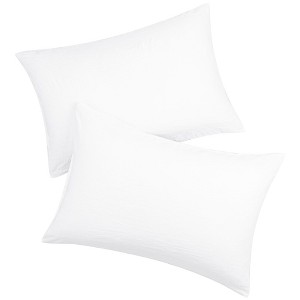 PiccoCasa Soft Breathable Microfiber Envelope Closure Brushed Pillowcases 2 Pcs - 1 of 4