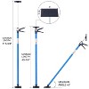 Vynxaria 2-Pack Adjustable Support Poles - Heavy-Duty 3rd Hand System for DIY Projects - 2 of 4