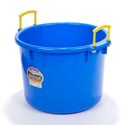 Little Giant 70 Quart Outdoor Polyethylene Muck Tub Multi Purpose Utility  Bucket With Handles, For Gardening And Farming, Hot Pink : Target