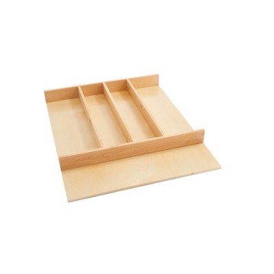 shallow wooden tray