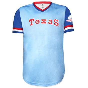 MLB Texas Rangers Men's V-Neck Pullover T-Shirt