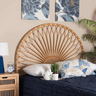 Perenna Natural Rattan King Size Bohemian Headboard