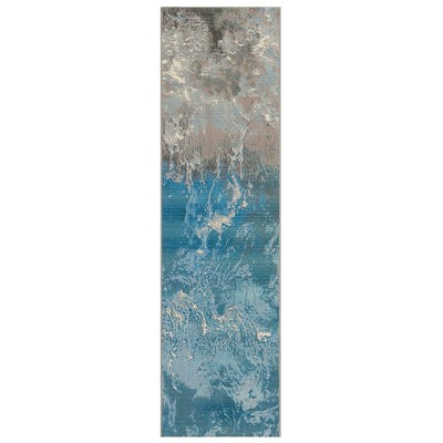 Liora Manne Marina Surf Indoor/outdoor Rug Ocean 1'11