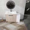 SEVOBAL Bathroom Vanities 48 Inch Freestanding Vanity Ceramic Sink Soft Close Door for Bathroom, Beige, 47.7"*18.31"*34.25" - 2 of 4