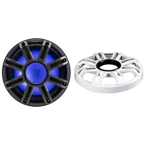 Kicker 51MWE124 - MWF 12-Inch Premium Marine Subwoofer (For Enclosures) 4-ohm and 51MWG12W White Grill Bundle - 1 of 4