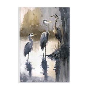 Stupell Industries Lake View Herons, 10" x 15" - 1 of 4