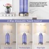 ROTTOGOON Table Lamps for Bedrooms Set of 2, 26" Modern Nightstand Lamp for Living Room with Touch Control USB Ports & White Shade Home Decor - 2 of 4