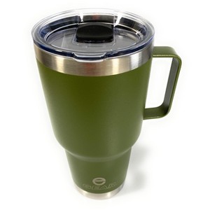 Enthusiast Gear 30 oz Tumbler with Magnetic Slider Lid and Handle - 1 of 4