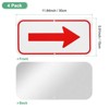 Unique Bargains Aluminum Reflective Outdoor Garden Arrow Signs 1 Pc - 3 of 4