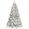NicBex 6ft Prelit Snow Flocked Artificial Christmas Tree with 888 Branch Tips, 350 Lights and Metal Stand for Indoor - 2 of 4