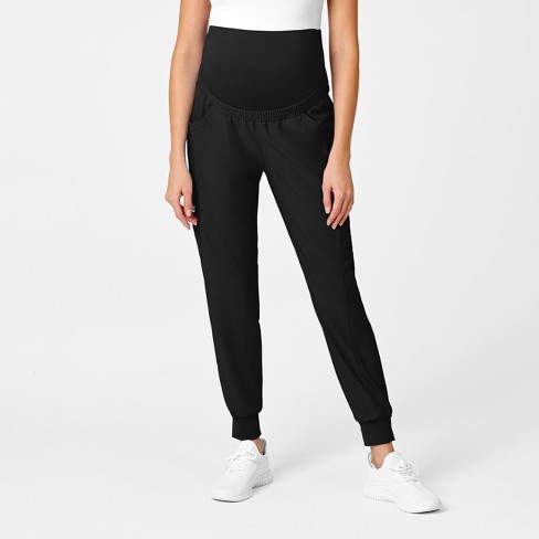 Wink Maternity Jogger Scrub Pant, Black, L : Target