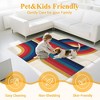 Modern Area Rug, Washable Abstract Accent Carpet with Non-Slip Backing, Soft Low Pile Throw Rug for Living Room Bedroom Office - 3 of 4