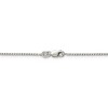 Black Bow Jewelry 1.25mm Sterling Silver Solid Round Franco Chain Necklace - 3 of 4