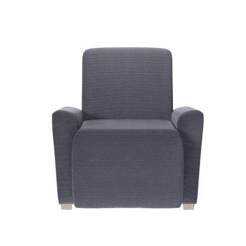 Black best sale recliner slipcover