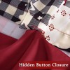 3 Piece Christmas Bedding Duvet Cover Set - 4 of 4