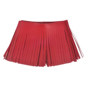 Unique Bargains Soft Faux Leather Double Side Fringe Trim for DIY Sewings - 1 of 4