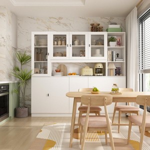 FUFU&GAGA Combination Modular Cabinet Living Room Display Cabinet Storage Solutions - 1 of 4