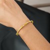 Ross-Simons 0.33 ct. t.w. Diamond Station Bangle Bracelet in 18kt Gold Over Sterling - 3 of 4