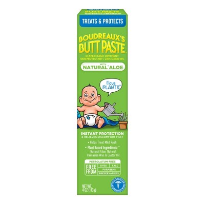 Image of Boudreaux's BP Butt Paste Baby Diaper Rash Cream with Natural Aloe - 4oz