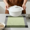 REGALWOVEN Placemats Set of 6 Plastic Placemats for Dining Table Decor Indoor Outdoor Washable Kitchen Table Mat - 4 of 4