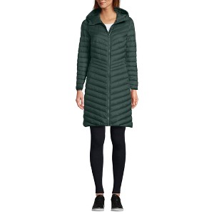 Lands' End Women's Outerwear Wanderweight Ultralight Packable Down Coat - 1 of 4