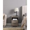 Racxily Nightstand with Drawer,End Table With Drawer and Open Shelf, Sturdy Side Frames, Night Stand for Bedroom, Side Table for LivingRoom - 3 of 4